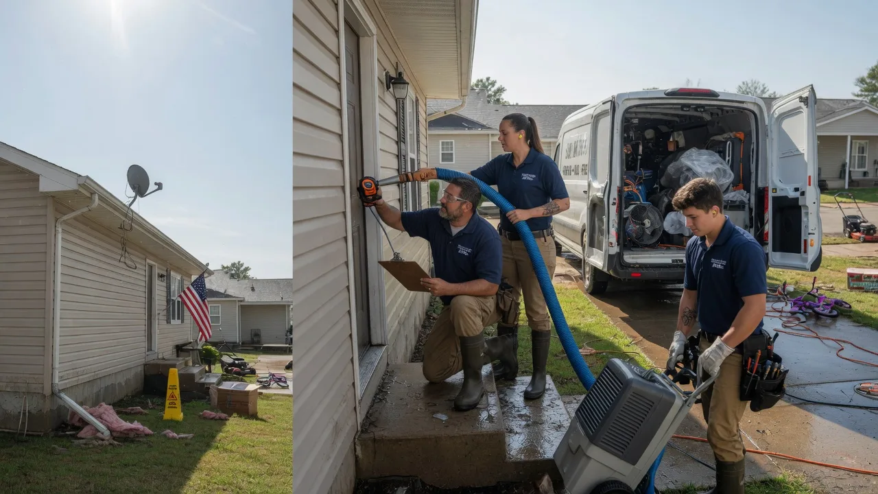 Ceiling Water Damage Restoration in Waverly, OH near me